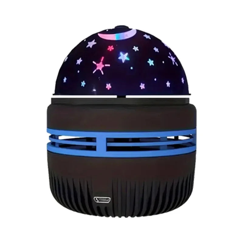 Starry Sky Galaxy Lamp Projector LED Night Light Remote Control Sound Active 5V USB Charging 7 Modes for Kids Room Party Decor